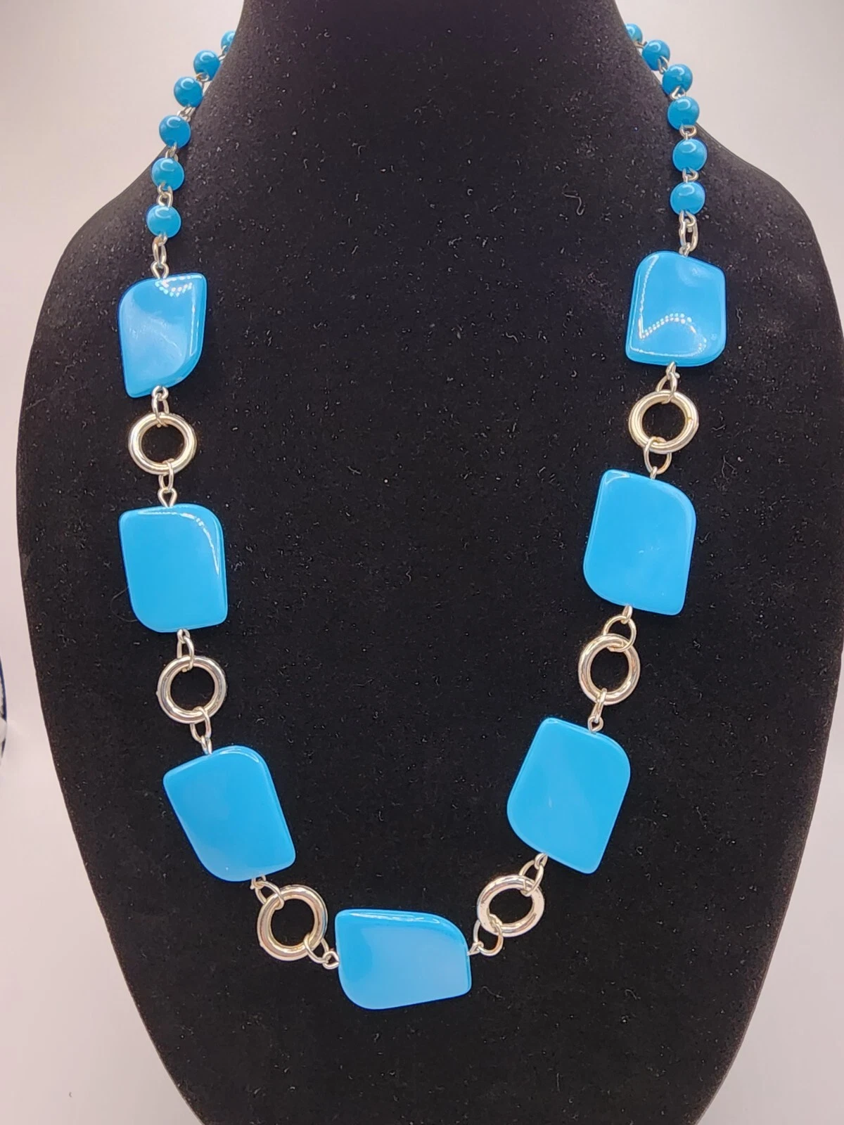 VETEMENTS Collana costume turchese