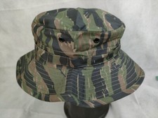 VIETNAM TIGER STRIPE CAMO CAMOUFLAGE JUNGLE BOONIE BUSH HAT CAP SIZE M