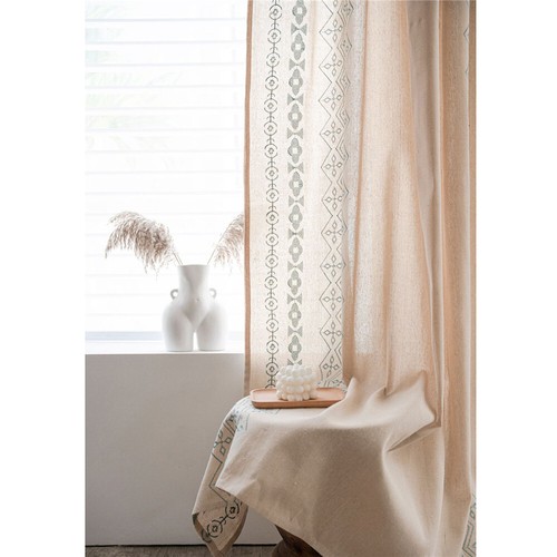 Boho Bedroom For Living Room Window Drape Curtain Embroidery Home Decor - Picture 25 of 39