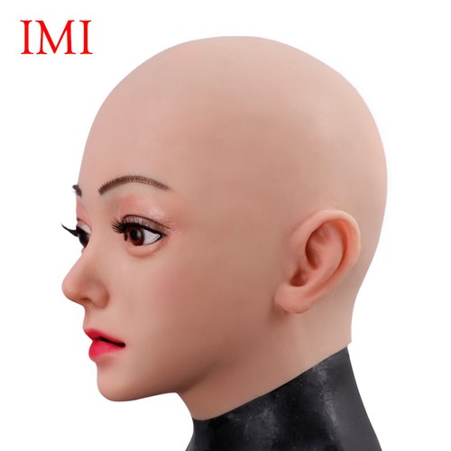 IMI Crossdressing Realistic Female Mask Headwear Masks for Cosplay Drag Queen - Picture 4 of 11