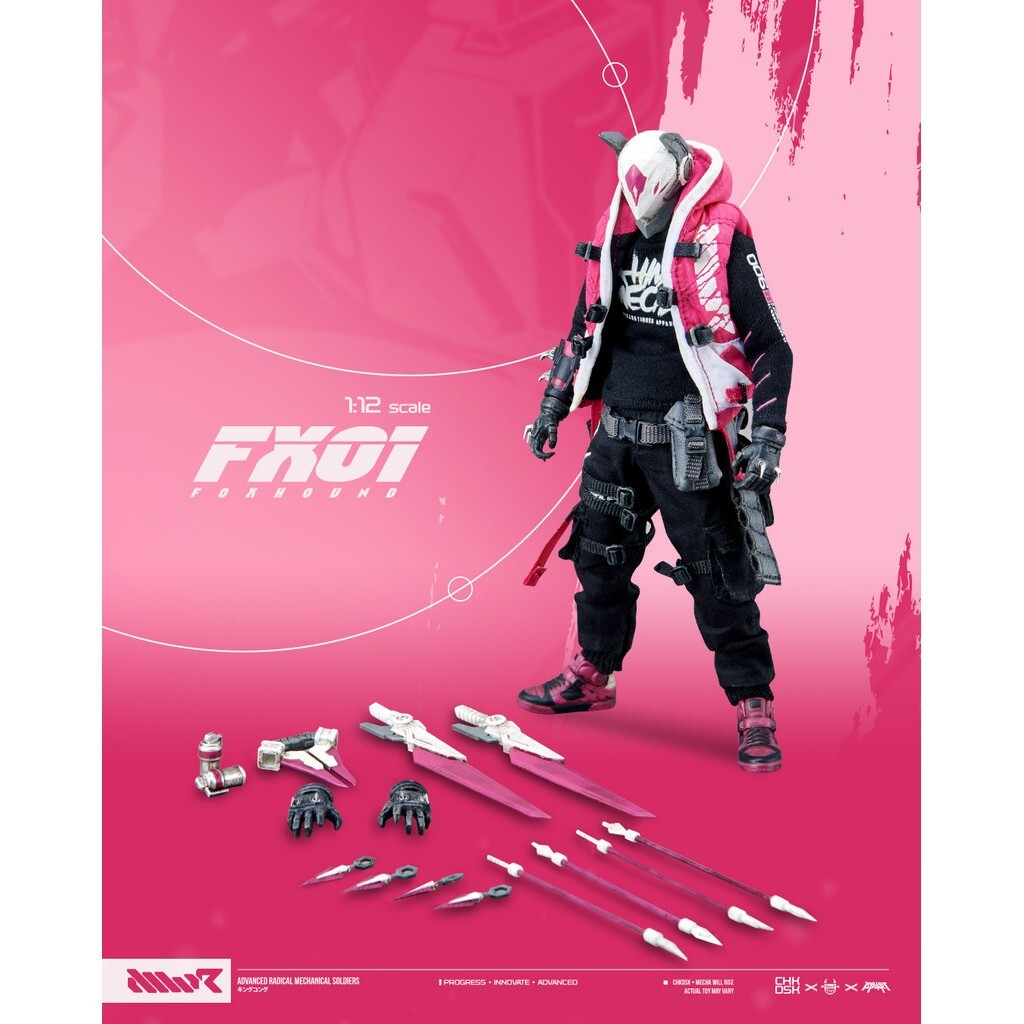 Devil Toys x Quiccs MWR BULLETPUNK FX01 Foxhound 1/12 Action Devil Toys x Quiccs MWR BULLETPUNK FX01 Foxhound 1/12 Action