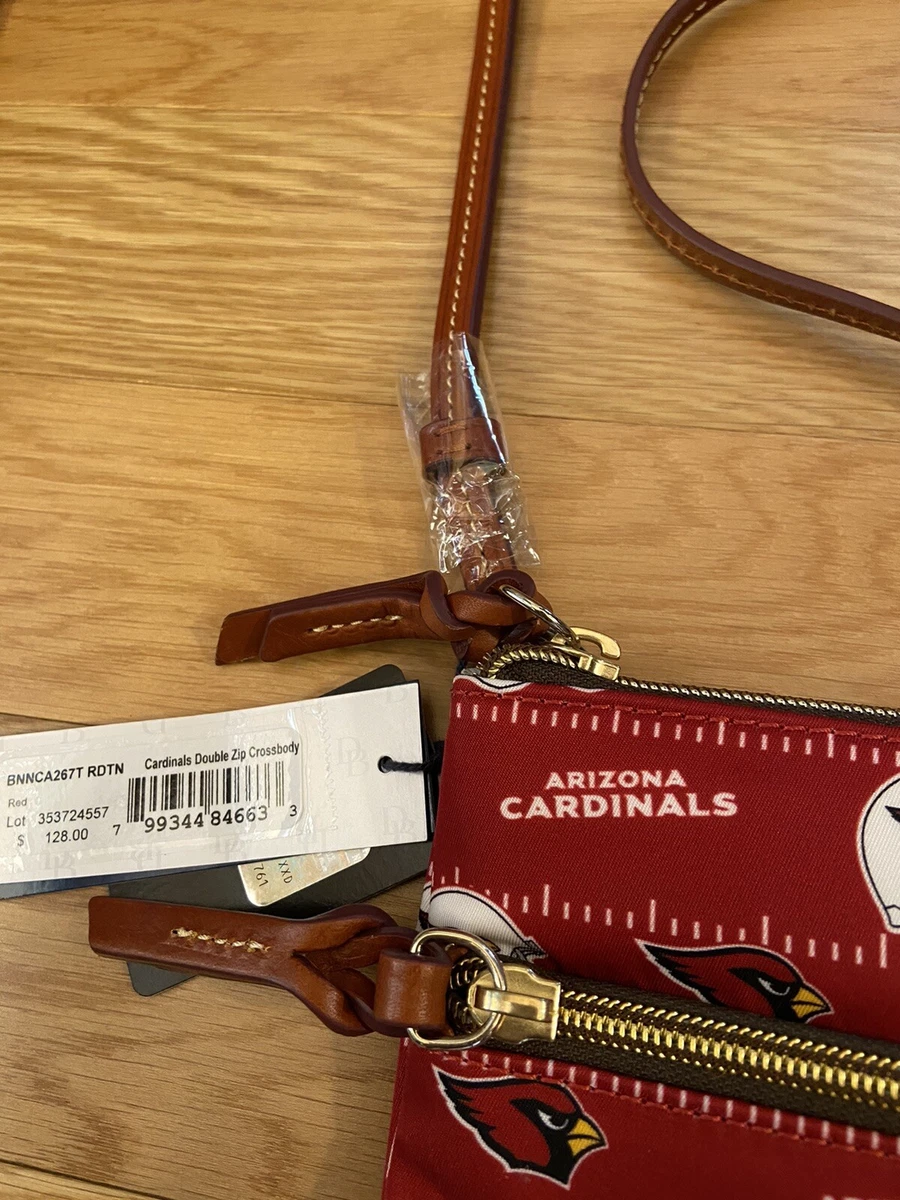 Women's Arizona Cardinals Dooney & Bourke Triple-Zip Crossbody Bag