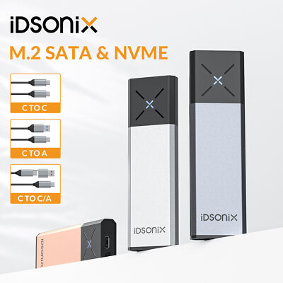 M2 SSD Gehäuse M.2 NVMe NGFF SATA Gehäuseadapter 10Gbps PCIe SSD USB 3.2 Adapter
