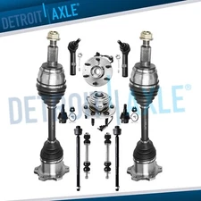 12pc 4WD Front CV Axle Wheel Hubs for Silverado Sierra 1500 Tahoe Escalade Yukon