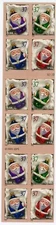 #3883-86 CHRISTMAS SANTA FULL BOOKLET OF 20 #1  CV $20.00