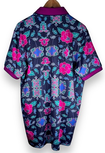 GREYSON New Large Performance Stretch Mountain Laurel Floral Polo Shirt Golf S/S - Picture 3 of 24
