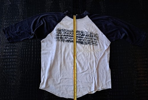Vintage 1980 The Cars Concert Baseball Style 3/4 Sleeve Shirt Tour Mens Large - Picture 8 of 8
