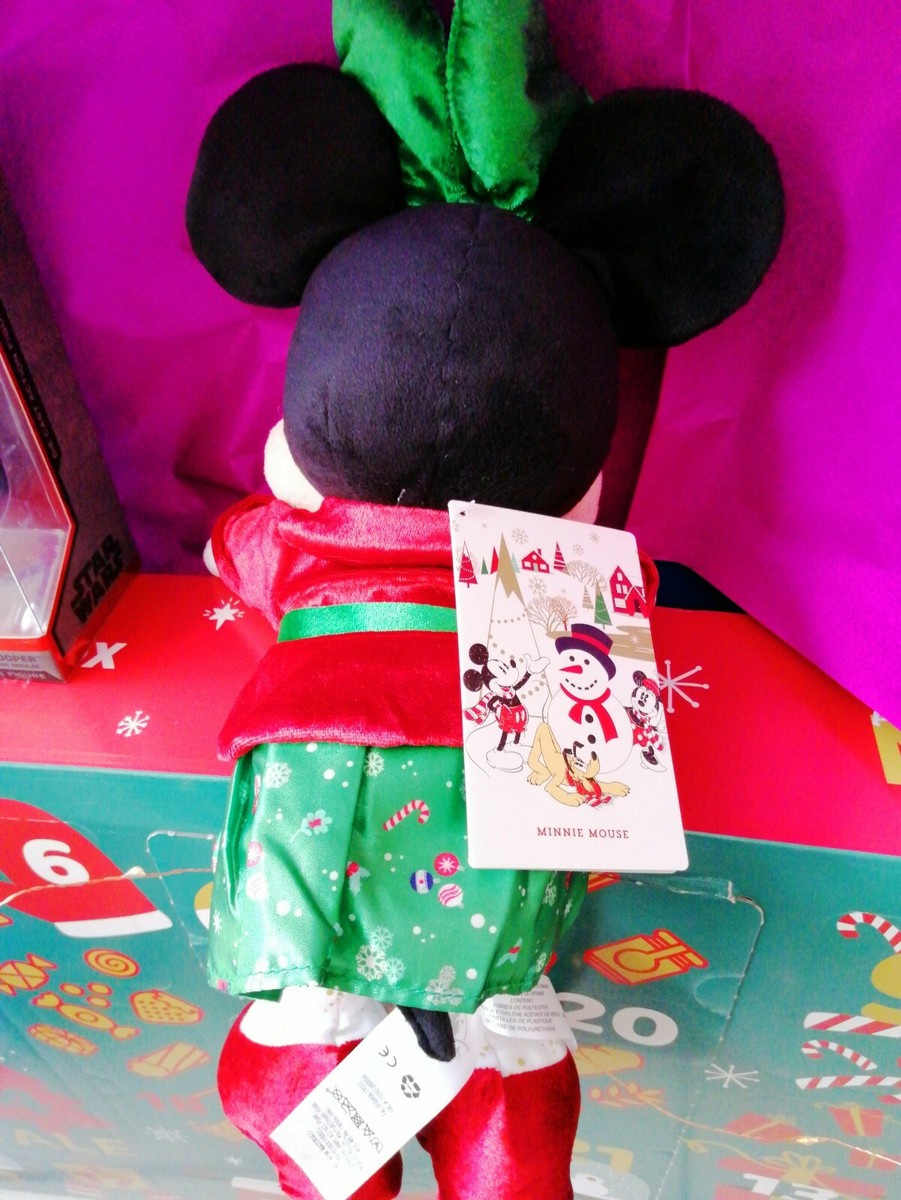 MINNIE PELUCHE NATALE 2019 Disney Store TOPOLINA MINNI H 43cm