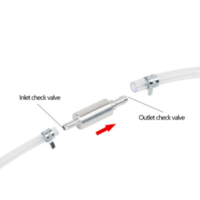 Brake Bleeder Hose With Check Valve - One-Way Valve Tube For Car & Motorcycle Brake Fluid Bleeding