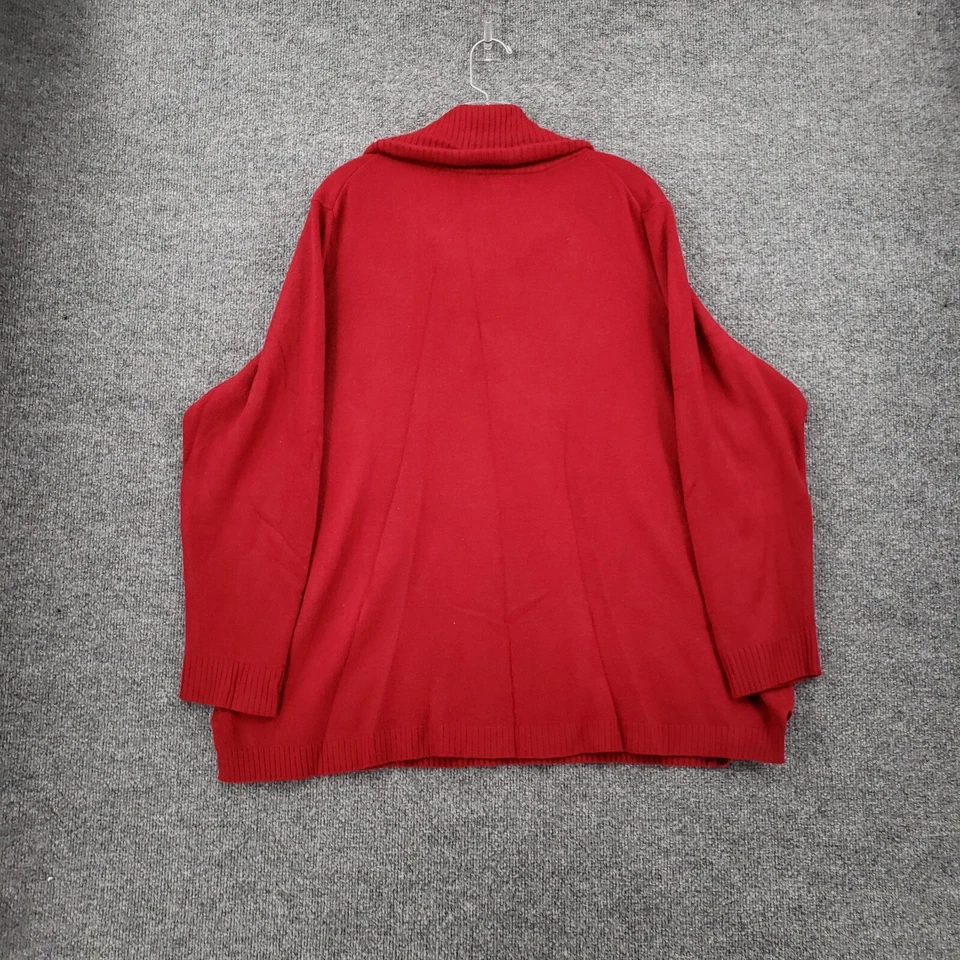 Suéter Jersey Hampshire Studio Para Mujer 3X Plus Rojo Luxelón Foto 2 de 4