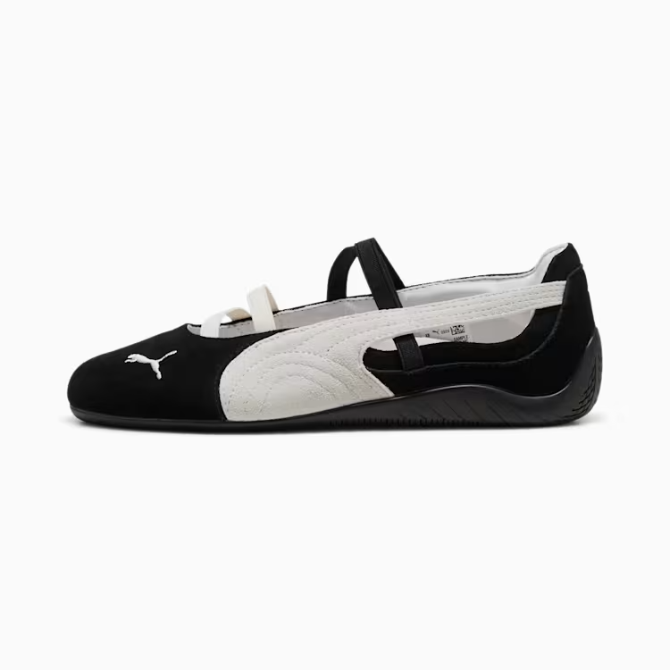 PUMA★Speedcat Ballet スピードキャット White Black 送関込 PUMA Speedcat Ballet Black White Shoes 401287-06 Women's