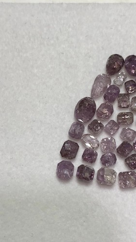 Lotto diamanti sfusi taglio fantasia naturale colore rosa diamanti per gioielli - scoop 2+ct - Video 1 di 1