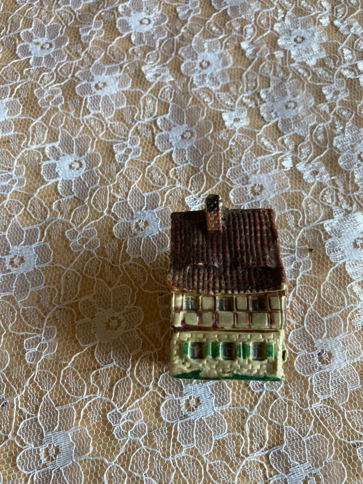 Rare Antique Novelty Clay House Shaped Tape Measure eBay