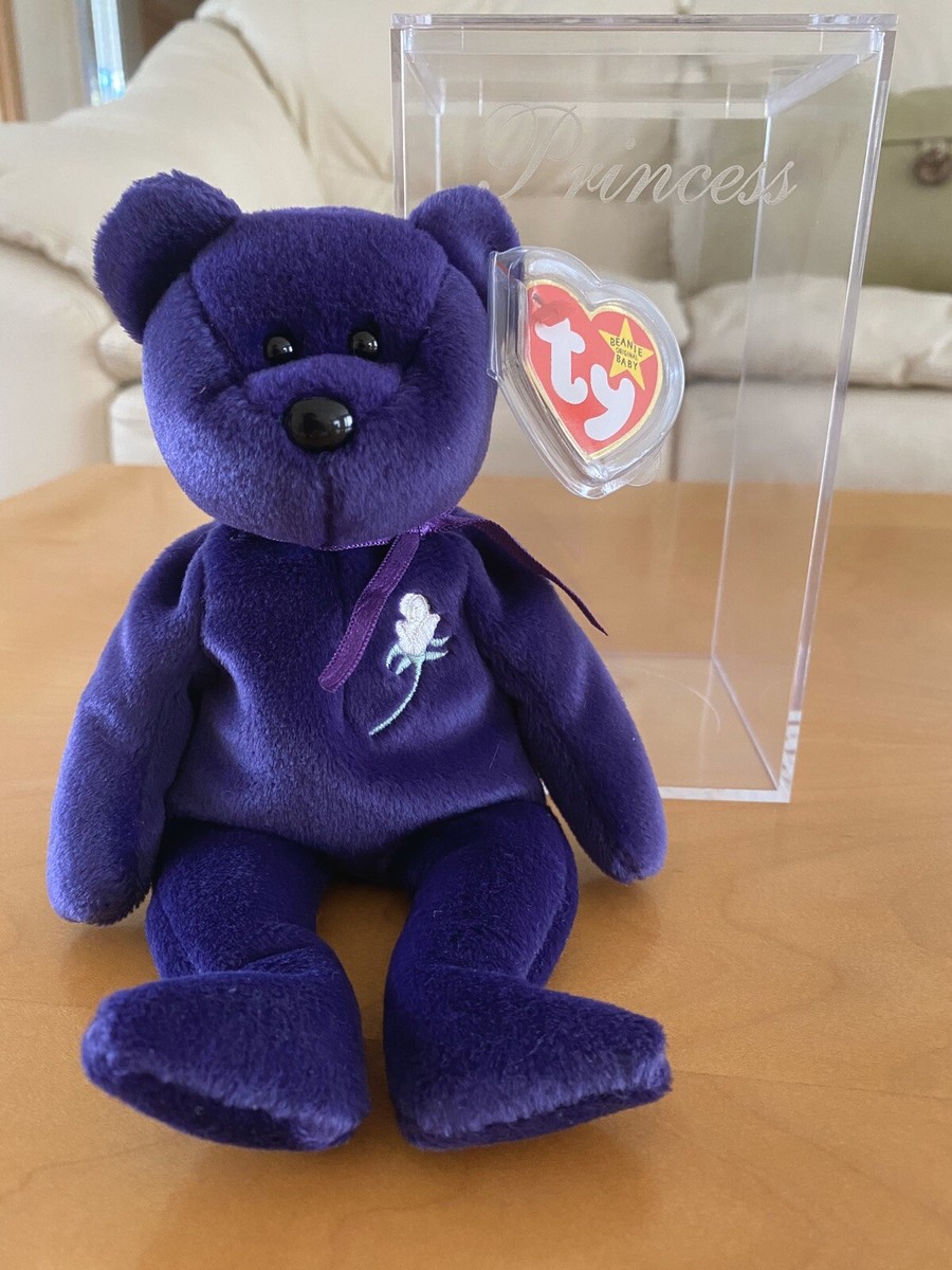 Princess Diana 1997 Beanie Baby Bear Authentic Perfect Condition