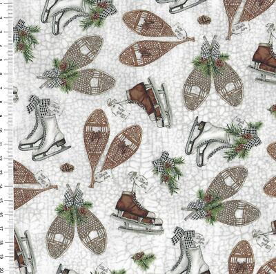 ( 18,00/m)Patchworkstoff -  '' Alpine Winter '' - 25 x 110cm