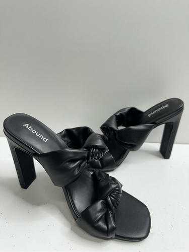 ABOUND Rainey Knotted Heeled Sandal in Black Size 6 NWOT - Picture 4 of 7