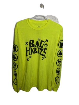 NAV ''BAD HABITS TOUR'' MERCH LONG SLEEVE L NEW XO/Records/Weeknd 2019