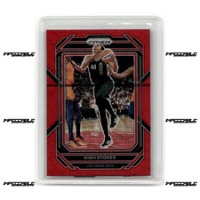 2023 Panini Prizm WNBA - Kiah Stokes #34 Ruby Wave Prizm SP