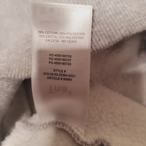 Aritzia Tna Hoodie Womens XS Light Gray Cozy Fleece Pullover Kangaroo Pocket - Picture 9 of 9
