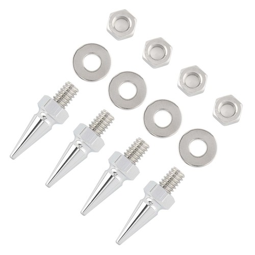 Motorcycle Spike Style License Plate Screws Fasteners Frame Tag Bolts For Harley - Foto 8 di 12