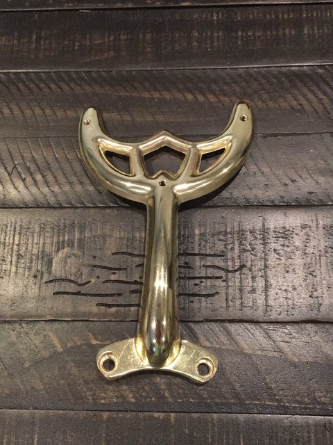 Hampton Bay Ceiling Fan Blade Arm Bracket Bright Brass ...