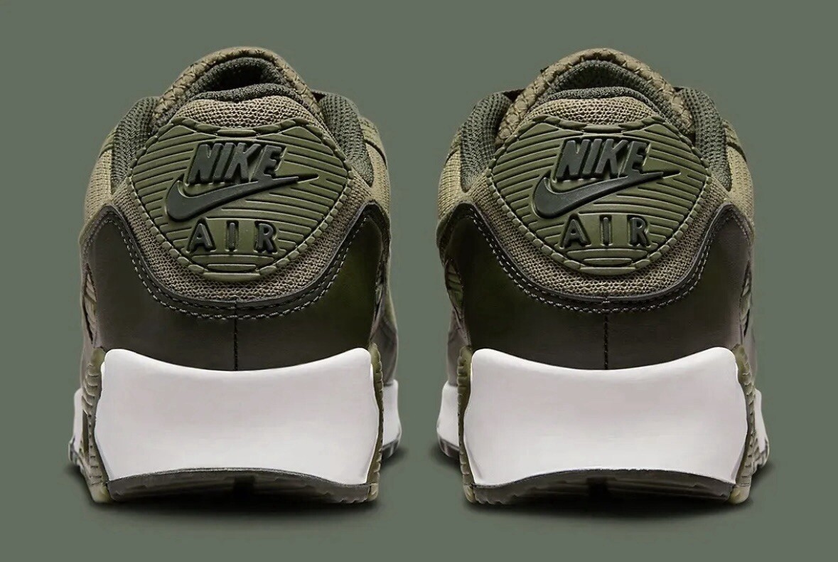 Nike Air Max 90 Medium Olive/White Shoes Men Size US 9-12 Casual
