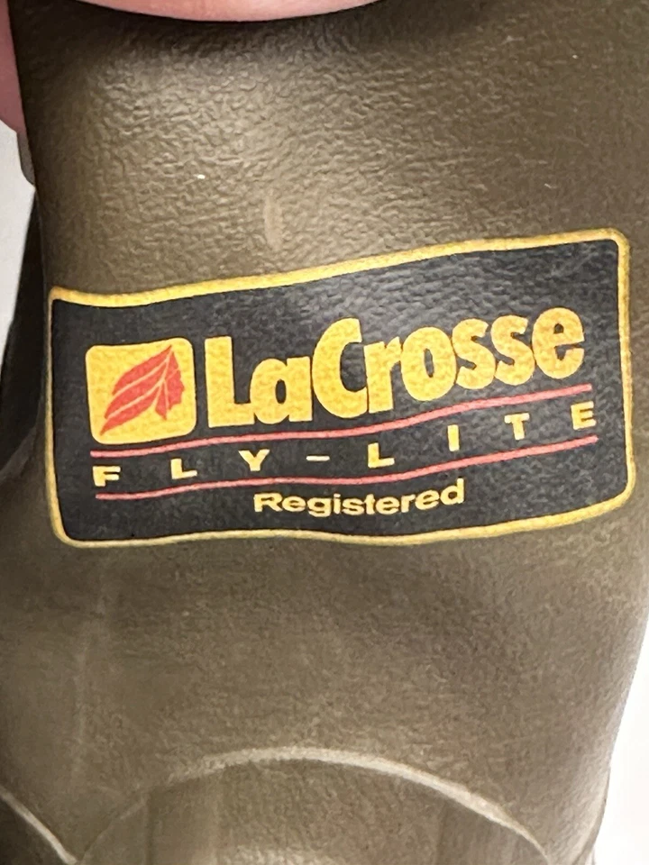 LaCrosse Fly-Lite D-1056 Hip Wader Boots Men’s 10 Fiberglass Shank 33.75” - Image 2 of 4