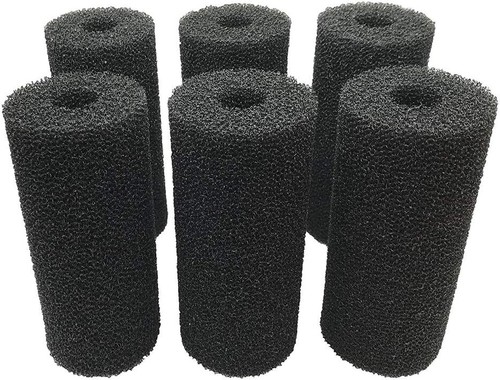 6 Pieces 5.9″ Big Prefilter Sponge Foam Replacement Filtration Kit for ... - Goldfish Aquarium Filter Media Replacement