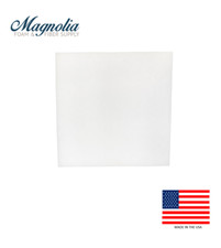 Magnolia Foam Supply 2" x 18" x 18" High Density Upholstery Foam Cushion