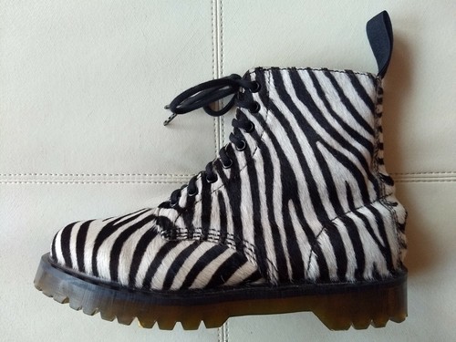 PONY HAIR REAL FUR LEATHER BOOTS SIZE 