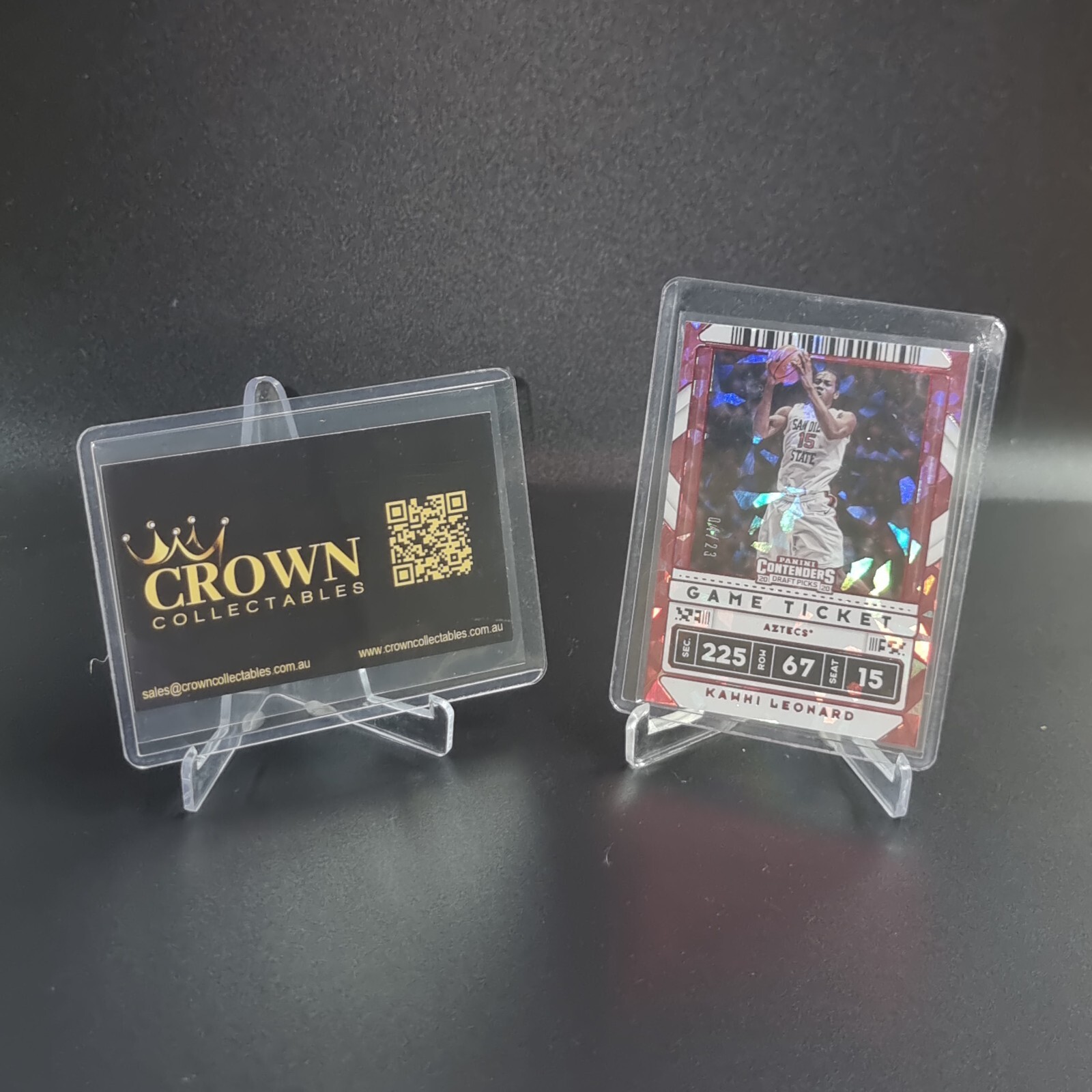 2020 CONTENDERS DRAFT PICKS GAME TICKET #04/23 PINK EXPLOSION Kawhi Leonard