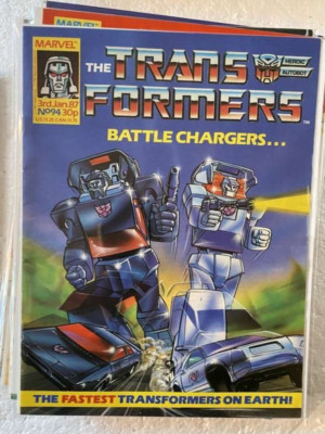 TRANSFORMERS BRITISH WEEKLY  COMICS  MARVEL UK  issue 94