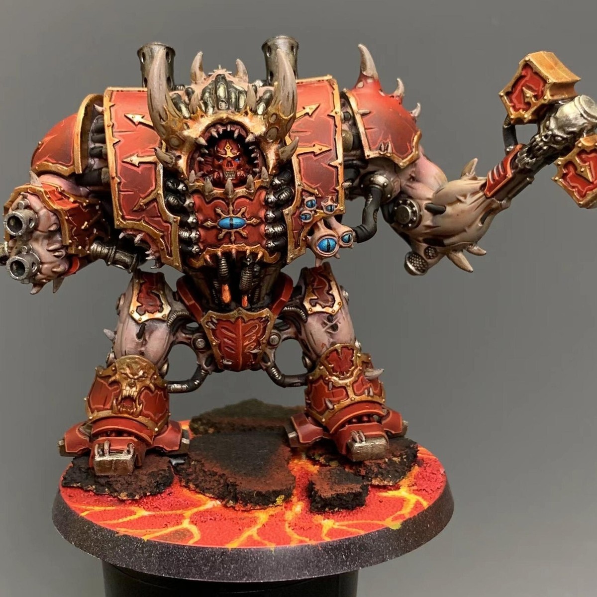 Helbrute Chaos Space Marines Warhammer 40K Fully Painted Presale