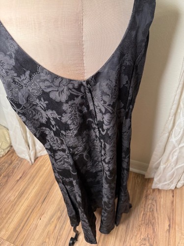 VTG Y2k Scott McClintock Brocade Midi Dress Beaded 16W Whimsigoth fairy grunge - Picture 10 of 21