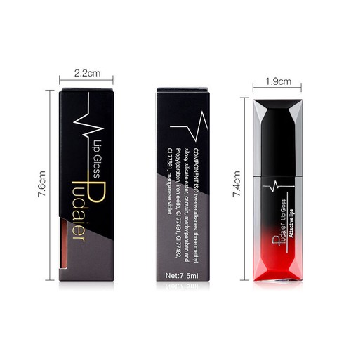 PUDAIER Long Lasting Waterproof Velvet Matte Lipstick Make up Liquid Lip Gloss - Picture 4 of 39