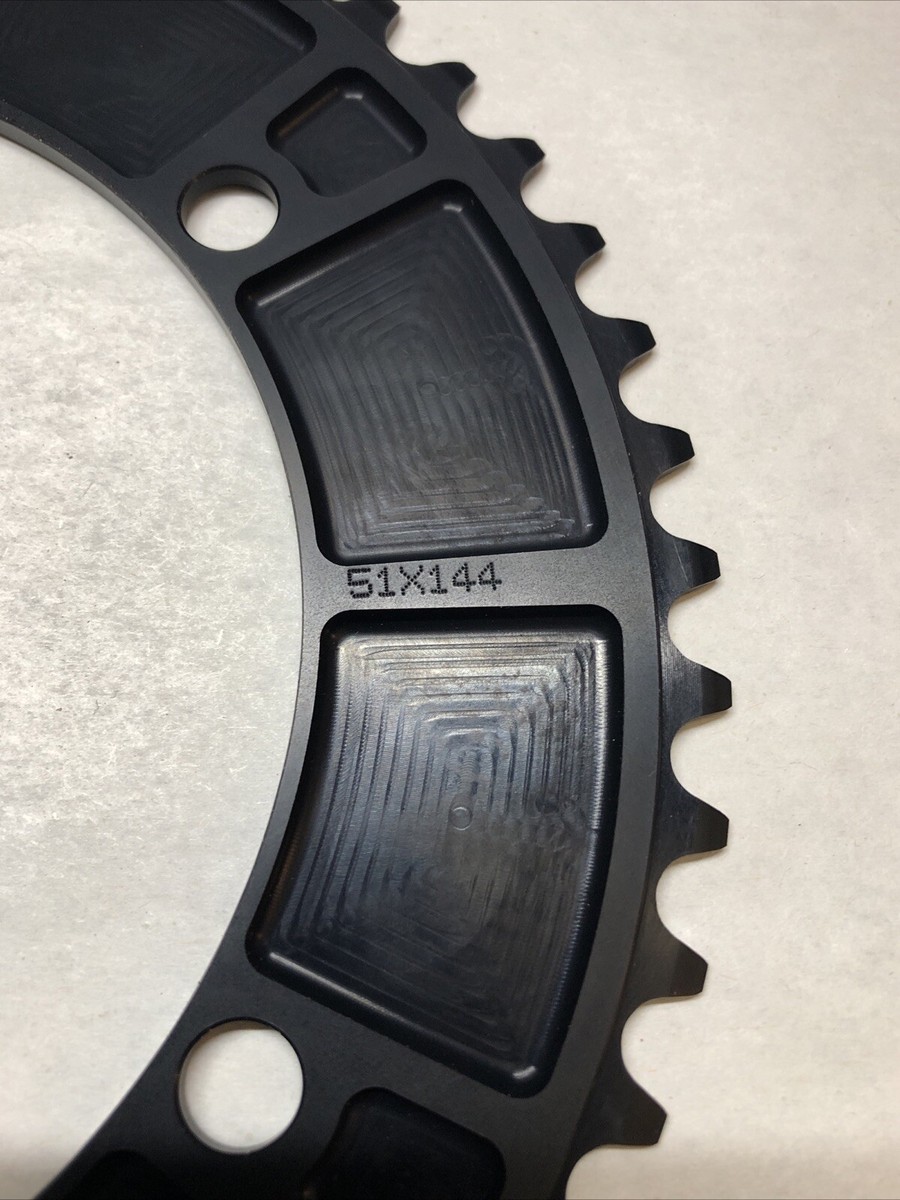 Rotor NoQ Track Chainring 51T 144BCD 3/32” Chainring Rotor NoQ Track Chainring 51T 144BCD 3/32” Chainring
