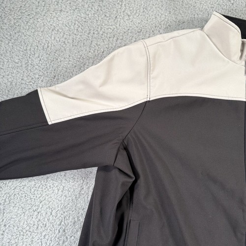 NFL New Orleans Saints Jacket Mens 2XL Black Colorblock Full Zip G-III Pockets - Picture 6 of 15