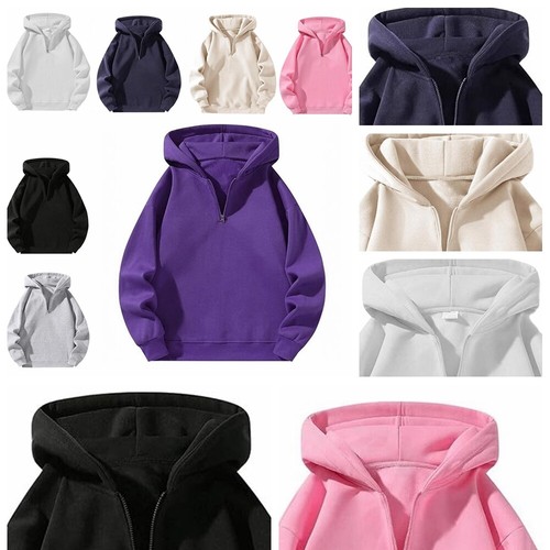 Men Pullover Gifts Hoodie Hooded Sweatshirt Fashion Tops Him Tracksuit Quarter - Picture 4 of 14