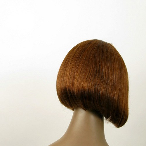 perruque AFRO femme 100% cheveux naturel châtain clair cuivré JACKIE 02/30 - Picture 6 of 9