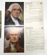 Portraits of the Presidents United States Posters Bowmar 11x14" Lot of 36 US