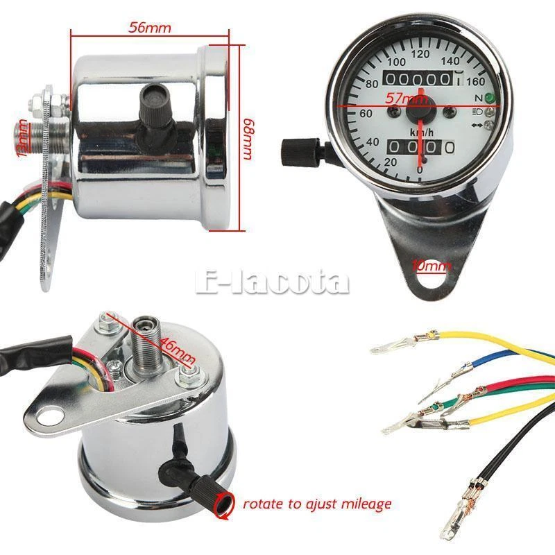 Motorcycle LED Speedometer for Honda Goldwing 1100 1200 1500 1800 Valkyrie US - Image 3 of 4