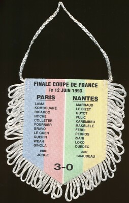 12 Juin 1993, Les Trois Buts Parisiens Lors De La Finale De Coupe De France Contr