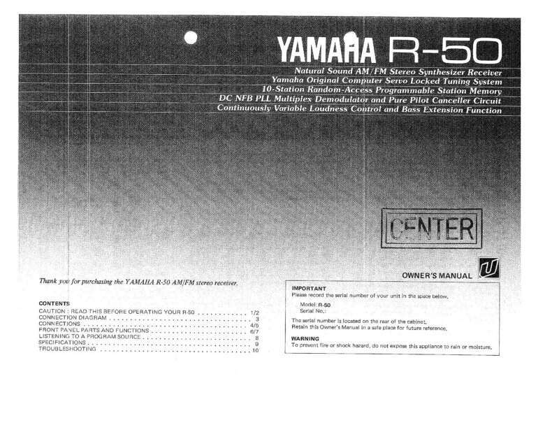 Yamaha R-50 vintage audio equipment - eBay listing photo 4