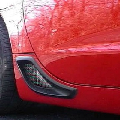 C6 Corvette Cove Side Screen Insert Kit Fits 05 through 13 Base Coupe or Convertible Corvettes