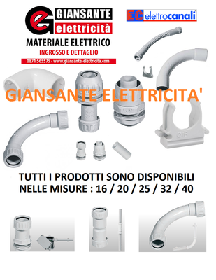 Giunto Flessibile PVC 20mm Elettrocanale - Per Tubazioni, Impermeabile IP65, Grigio - Foto 10