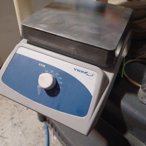 VWR Aluminum-top stirrer 7x7 TESTED in Great Condition Ships Free! Great Cond. - Picture 2 of 4