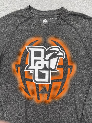 Bowling Green Falcons Football Shirt Adult Small Gray Short Sleeve Tee Adidas - Picture 2 of 7