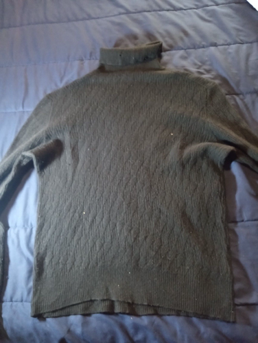 Jos. A. Bank Sweater Reserve turtleneck cashmere wool blendBlack Knit Men’s XL
