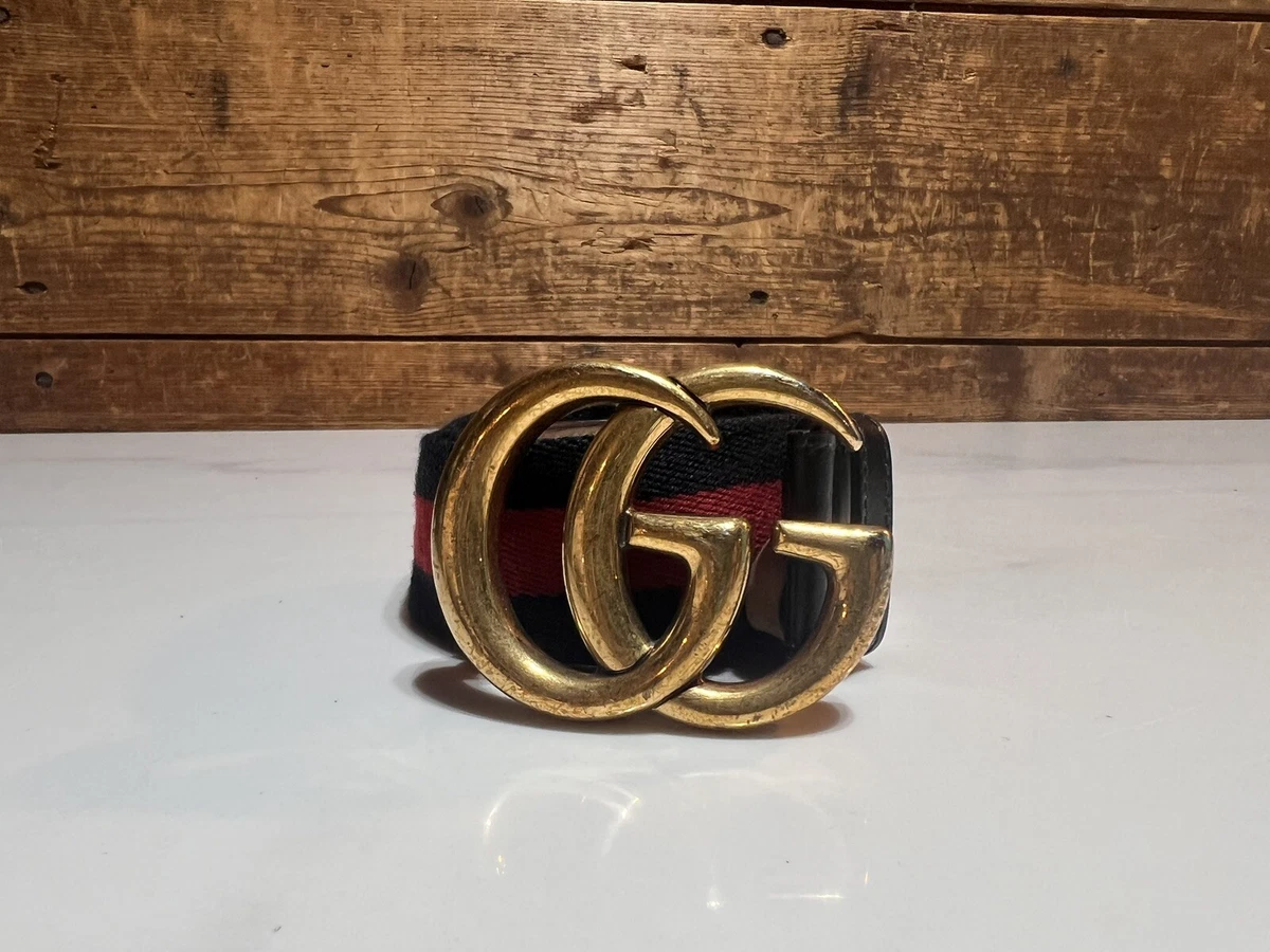 Nylon web belt with double g buckle hotsell