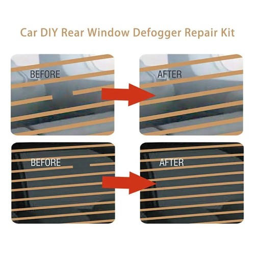 Electrical Rear Heated Demister Element Paint Repair Paint Glue On Kit Fluid - Picture 3 of 3